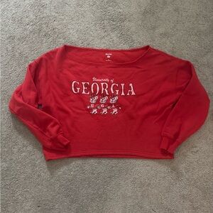 Hollister Red Georgia Womens sweater